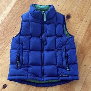 LLBean Boys puffer vest.